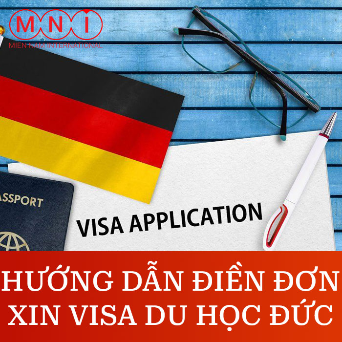 hướng dẫn điền đơn xin visa du học đức