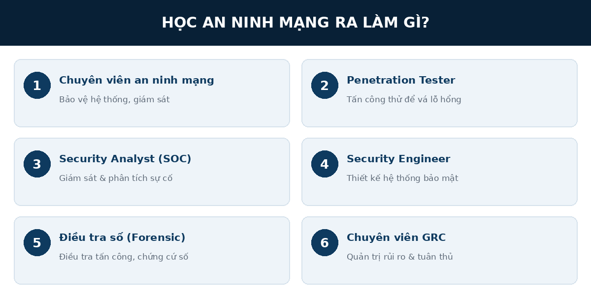 anm nghe Học an ninh mạng ra làm gì
