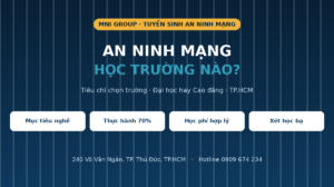 An ninh mạng học trường nào ở TPHCM