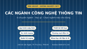 Các ngành công nghệ thông tin - 6 chuyên ngành