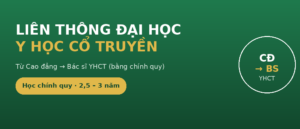 Liên thông Đại học Y học cổ truyền - từ Cao đẳng lên Bác sĩ YHCT