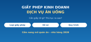 Giấy phép kinh doanh dịch vụ ăn uống
