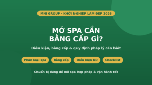 Mở spa cần bằng cấp gì - điều kiện và quy định pháp lý 2026