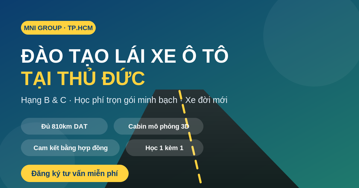 Đào tạo lái xe ô tô tại Thủ Đức - MNI GROUP