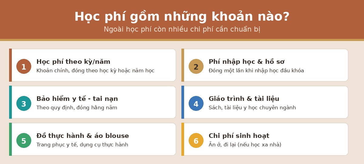 khoan hocphi vltl Các khoản chi phí khi học vật lý trị liệu