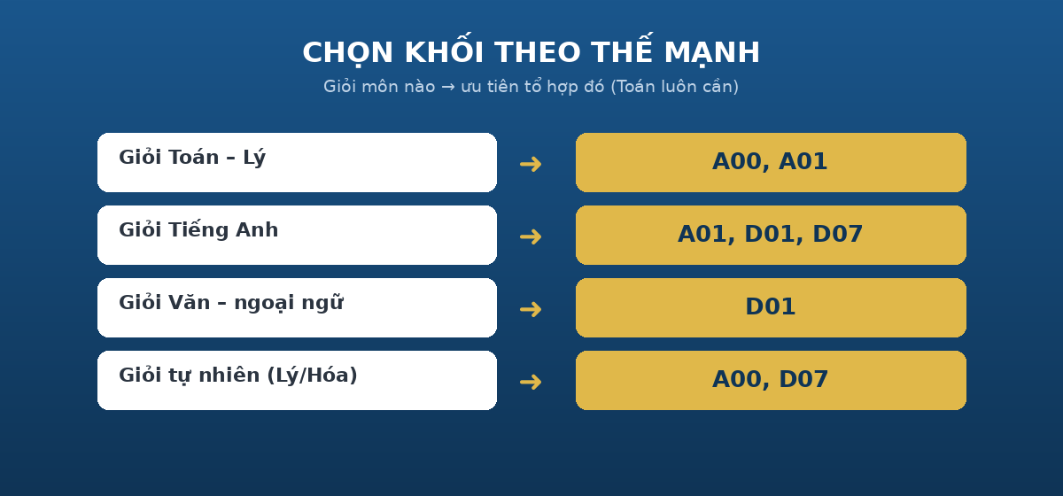 Chọn khối thi công nghệ thông tin theo thế mạnh