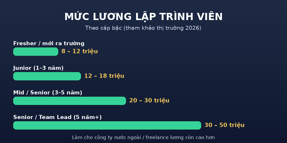 luong lt Mức lương lập trình viên 2026