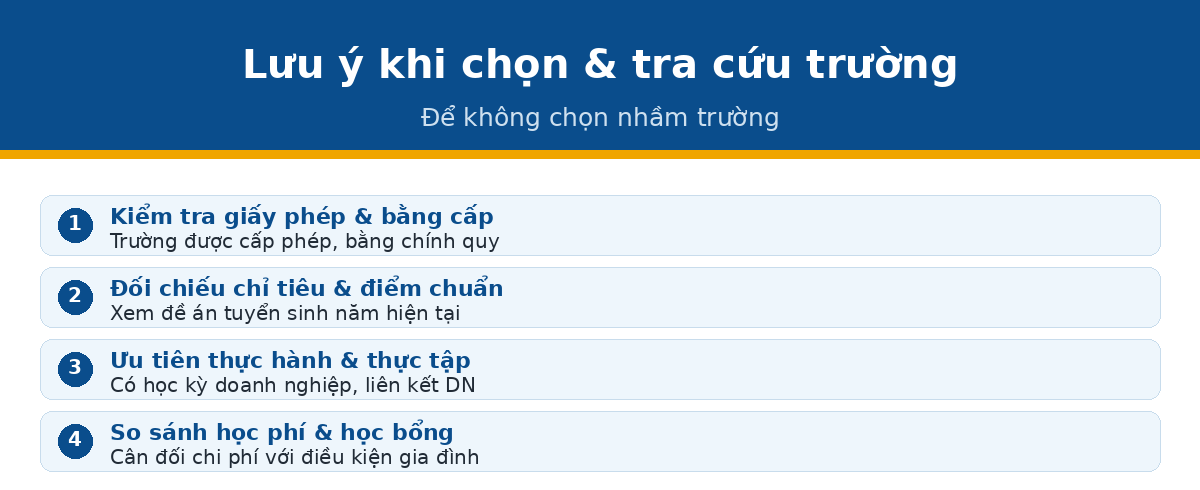 luu y cactruong qtnh Lưu ý khi chọn trường quản trị nhà hàng khách sạn