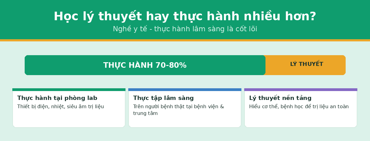 thuc hanh hocgi vltl Học vật lý trị liệu thực hành 70-80 phần trăm