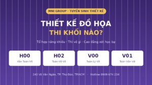 Thiết kế đồ họa thi khối nào