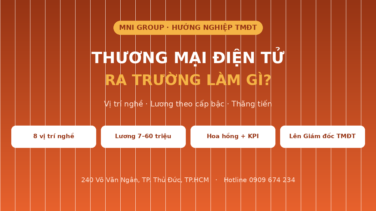 Thương mại điện tử ra trường làm gì