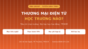 Thương mại điện tử học trường nào ở TPHCM