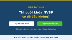 Quy trình thi cuối khóa nghiệp vụ sư phạm có dễ đậu không - MNI GROUP