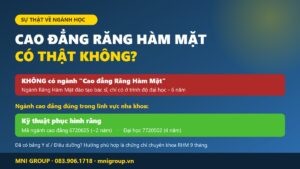 Cao dang rang ham mat co that khong - nganh Ky thuat phuc hinh rang ma nganh 6720605