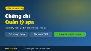 Chứng chỉ quản lý spa thẩm mỹ viện 2026 - MNI GROUP