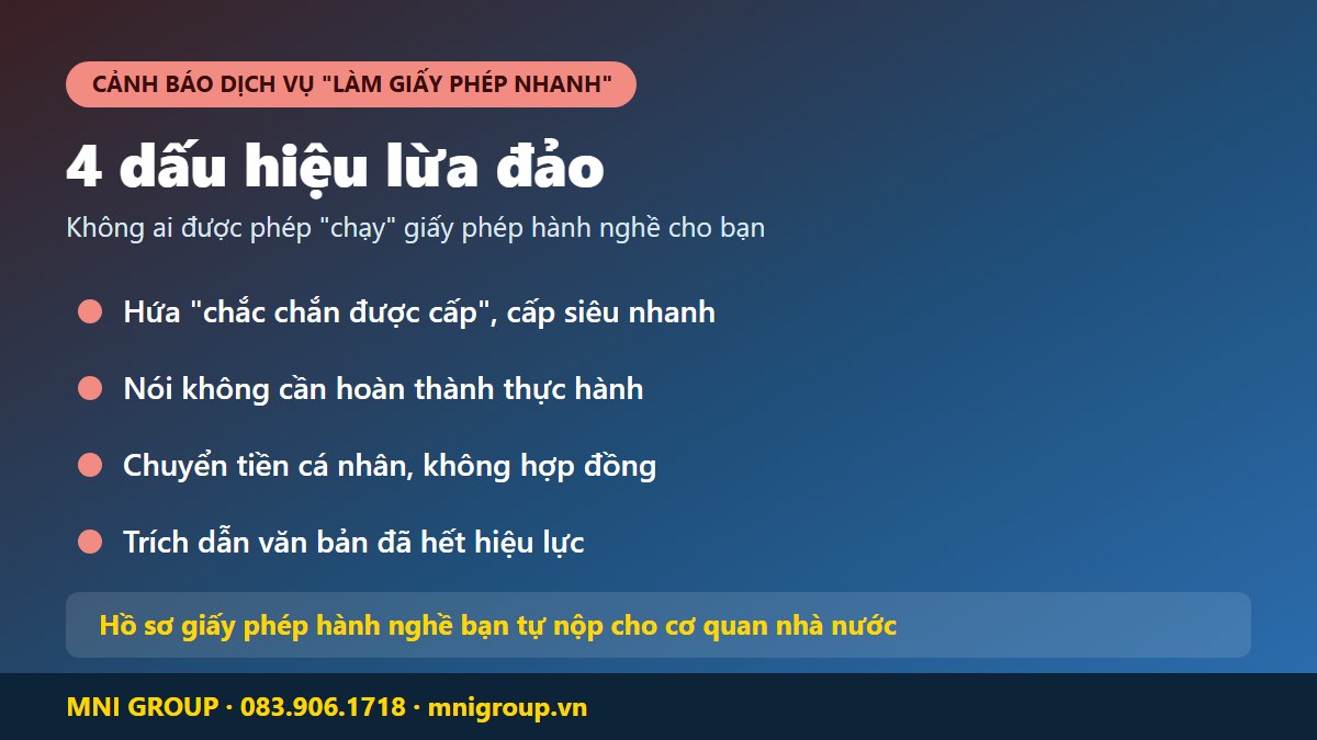 Cảnh báo dịch vụ làm giấy phép hành nghề điều dưỡng nhanh và cách nhận diện dấu hiệu lừa đảo