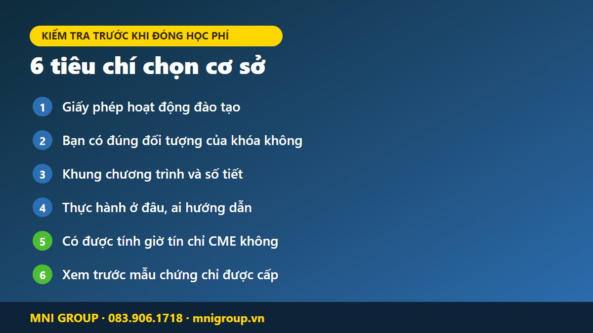Sáu tiêu chí chọn cơ sở đào tạo điều dưỡng nha khoa và dấu hiệu khóa học không đủ chuẩn
