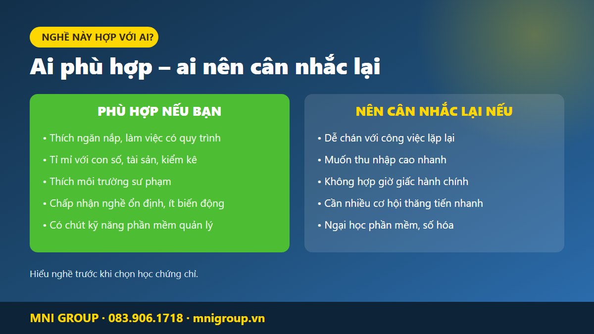 Chân dung người phù hợp nghề nhân viên thư viện thiết bị trường học: tỉ mỉ, ngăn nắp, thích môi trường sư phạm