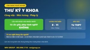 Thu ky y khoa la gi - cong viec muc luong va gia tri phap ly cua nghe 2026