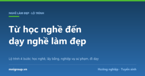 Từ học nghề đến dạy nghề làm đẹp — Lộ trình 4 bước: học nghề, lấy bằng, nghiệp vụ sư phạm, đi dạy