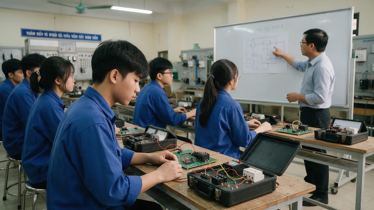 dien 6 lop hoc web Lớp thực hành điện